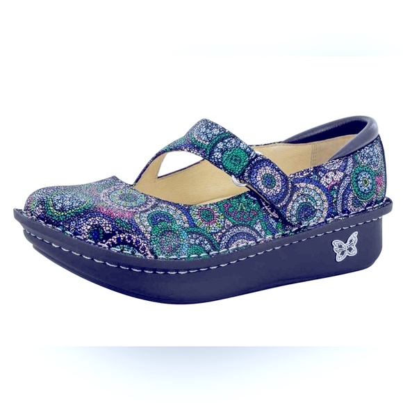 ALEGRIA 🦋Dayna Blue Spiro Mary Jane Size 39 - Picture 2 of 9
